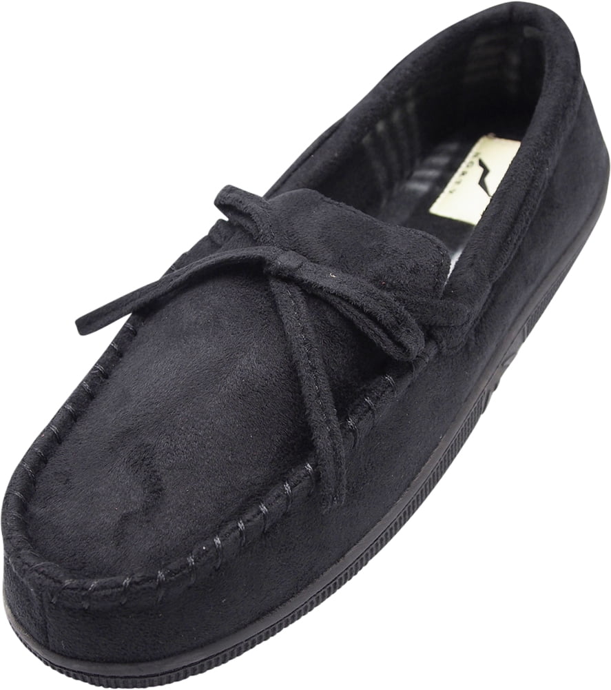 mens black loafer slippers