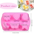 thumbnail image 3 of Silicone Soap Molds, different Cavities Soap Mold with Different Shapes, Perfect for Soap Making, Handmade Cake Chocolate Desserts Biscuit Pudding Teacake Jelly （1 Pack - 6-Cavity, 6.65*4.13Inch）, 3 of 9