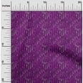 thumbnail image 2 of oneOone Polyester Spandex Purple Fabric Abstracts Craft Projects Decor Fabric Printed By The Yard 56 Inch Wide, 2 of 5