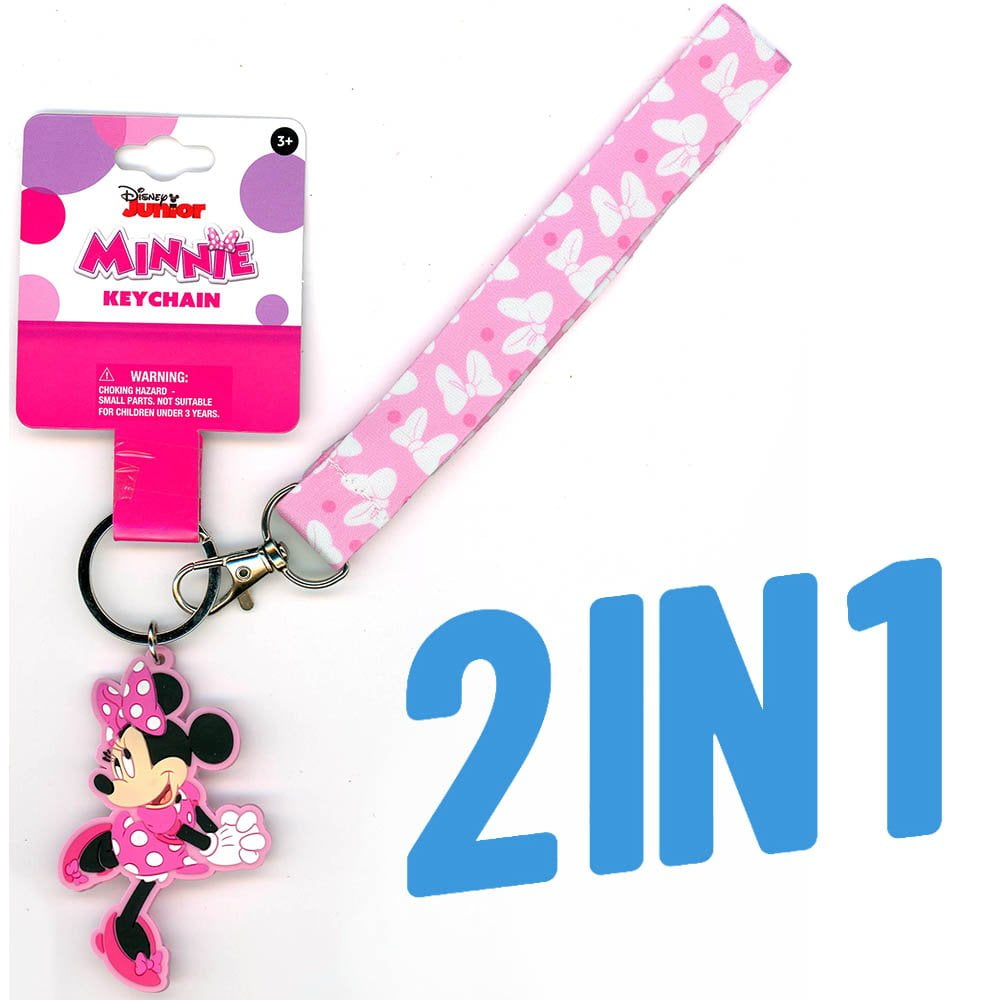 Disney Minnie Mouse Pink Bowtique Pin Trading Keychain Lanyard 18