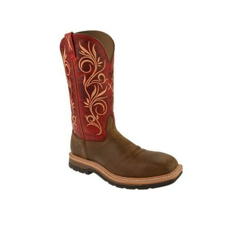 

TWISTED X Women s Lite Cowboy Work Color: Distressed Latigo/Red Size: 8.5 Width: B (WLCS003-8.5-B0