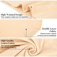 thumbnail image 3 of Loritta Secret 5-Pack Underwear for Women High Waist Full Coverage Cotton Soft Panties for Ladies, Size S-2XL, 3 of 6