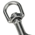 thumbnail image 4 of Stainless Steel Swivel Eye Bolt Snap Spring Hook for Scuba Diving Pet leash Flag, 4 of 9