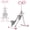 Pink, variant on Aukfa Vertical Climber Machine, 3-in-1 Folding Cardio Stepper Climber for Home Gym,LCD Display, 265 lbs Capacity,Pink