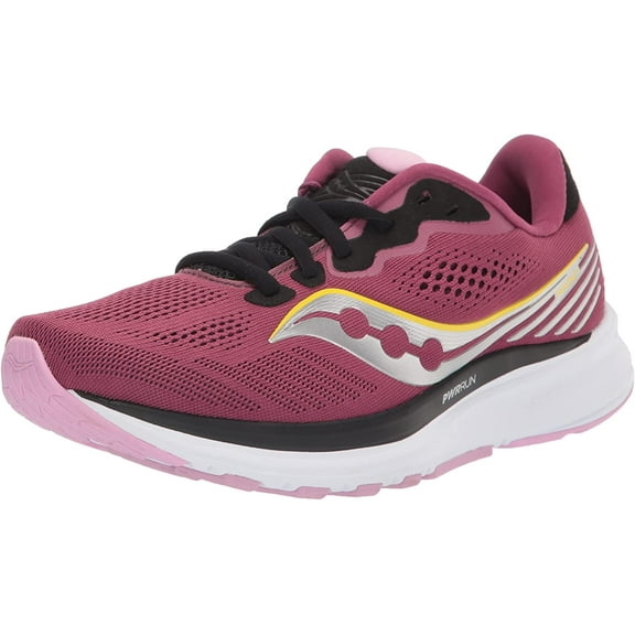 Saucony Womens Ride 14 Running Shoe 10 Quartz/Vizigold