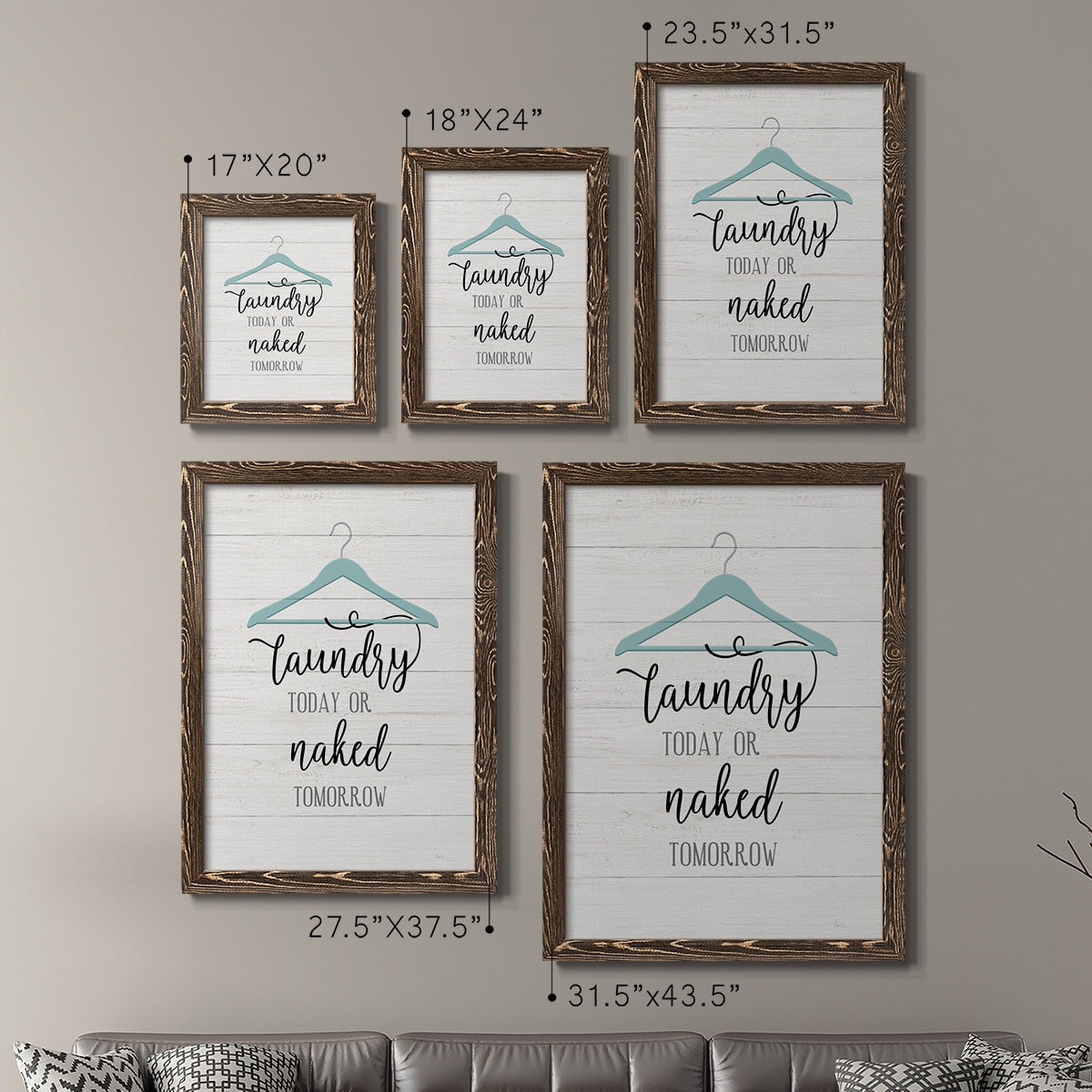 Naked Tomorrow - Premium Framed Canvas 2 Piece Set - Ready to Hang