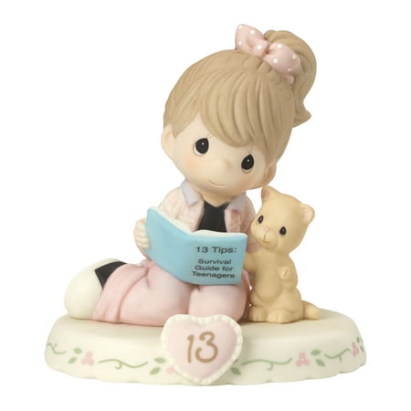 - Precious Moments Growing Grace Age Thirteen Brunette Porcelain Figurine
