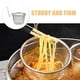 thumbnail image 2 of Cesta para pasta de acero inoxidable con asa, colador de pasta, espumadera, colador de fideos y albóndigas, cesta para blanquear fideos., 2 of 5