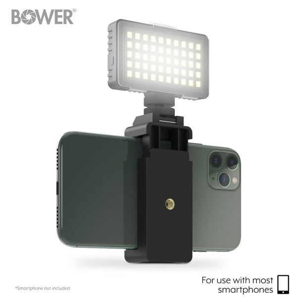 50 LED Photo/Video Light with Phone Mount Holder; Black - Walmart.com