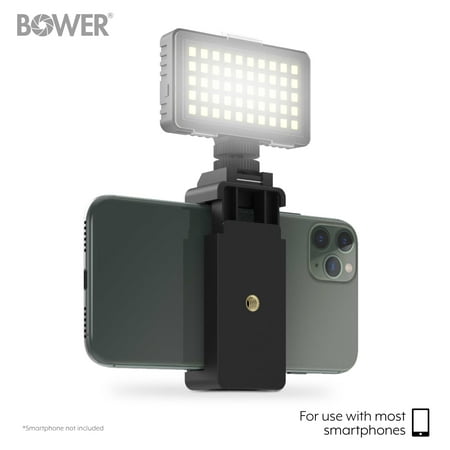 UPC: 0636980262277 | Bower 50 LED Photo/Video Light with Phone Mount Holder; Black