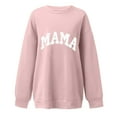 thumbnail image 4 of Women'S Sweatshirt Womens Long Sleeve Sweatshirt Womens Pullover Sweatshirts Pink Plain Crewneck Sweatshirt Fall Clothes Women Cute Sweatshirt, 4 of 4