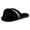 Black, variant on Women Slippers Cozy Home Slippers Exquisite Beaded Decoration Stylish Warm Structure Open Toe And Heel Design Comfortable Footwear For Autumn Winter Relaxation Time ,Us Size:7.5