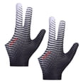 thumbnail image 1 of 2 Pieza de Billar Tiradores de Tacos de Billar 3 Dedos Guante de Billar Guantes de Billar para Mano Izquierda Accesorios de Billar, 1 of 5