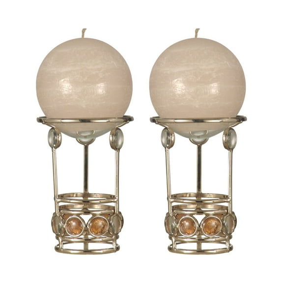 Set of 2 Fosca Warmer Candle Holders 5.5"