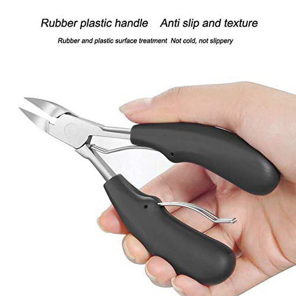 Libiyi Nail Clipper with Catcher-Heavy Duty Toenail Clippers for