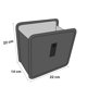 thumbnail image 4 of Papelera para coche, papelera impermeable para coche, bolsa para asiento de coche a prueba de fugas para basura, negra, 6,5 l, 4 of 4