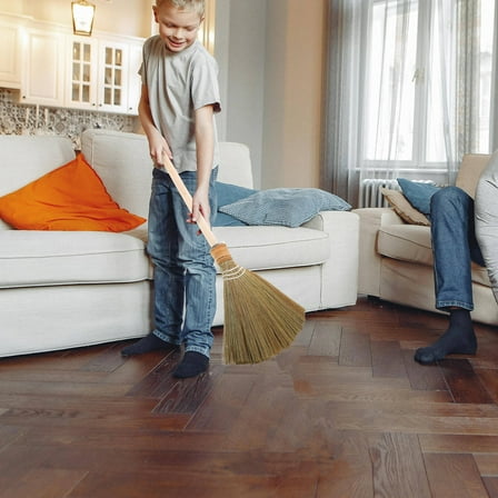 LEORX Wood Broom Straw Broom Multi 1Set