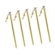 thumbnail image 5 of Estacas para tienda de campaña Strade Fareast Limited 5 estacas con tornillos y anclajes para el suelo dorado, 5 of 8