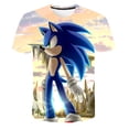 thumbnail image 3 of Nueva camiseta de dibujos animados de Japón Sonic, camiseta para niños, camiseta de verano de Dragon Ball Sonic, linda camiseta de dibujos animados para niños, camiseta de manga corta, 3 of 5