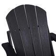 thumbnail image 4 of Llinc Store Folding Adirondack Chair with Side Table, Sillas Para Patio Exterior Set - Composite Outdoor Patio Chair with Wood Texture, (2 Chairs and 1 Table), 4 of 10