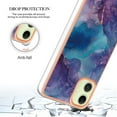 thumbnail image 5 of Nalacover for Samsung Galaxy A05 Marble Pattern Slim Case Compatible with MagSafe Wireless Charging, Soft Silicone/TPU Shockproof Non-Yellowing Lightweight Protective Cover, Purple, 5 of 11