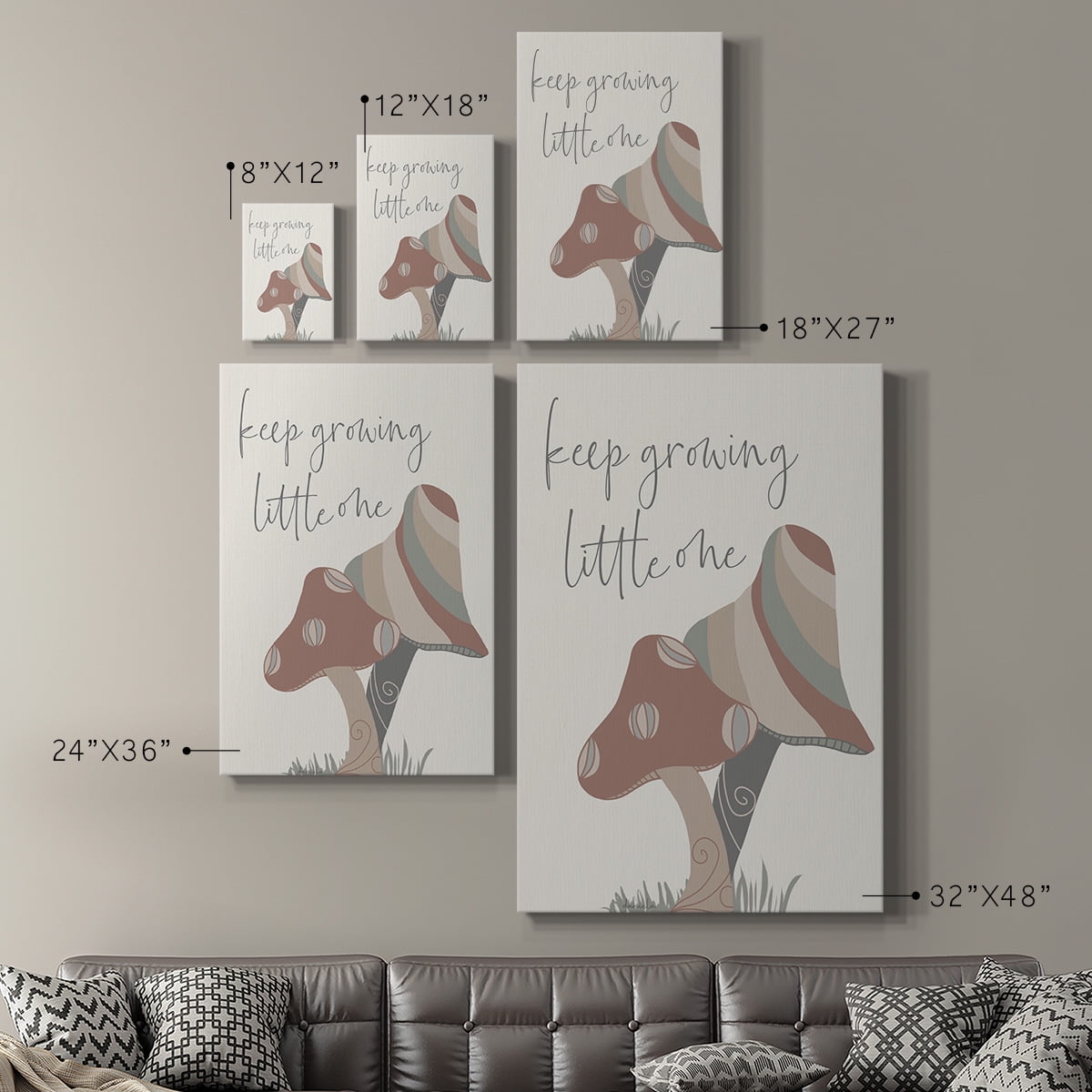 Keep Growing Premium Gallery Wrapped Canvas - Ready to Hang