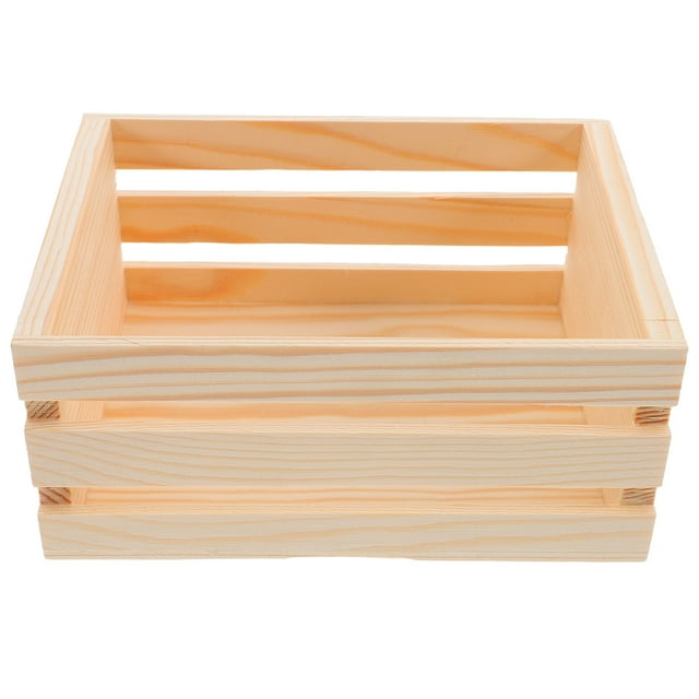 Caja de almacenamiento de madera multifuncional para escritorio, ventana o como organizador de objetos diversos para el hogar o la oficina.