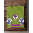 thumbnail image 3 of Alien Cosmic Approval T-Shirt Men -Smartprints Designs, Male Small, 3 of 4