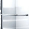 thumbnail image 4 of Infinity-Z 36 Inch D x 60 Inch W x 76-3/4 Inch H Clear Sliding Shower Door with Center Drain Shower Base and Back Wall, 4 of 11
