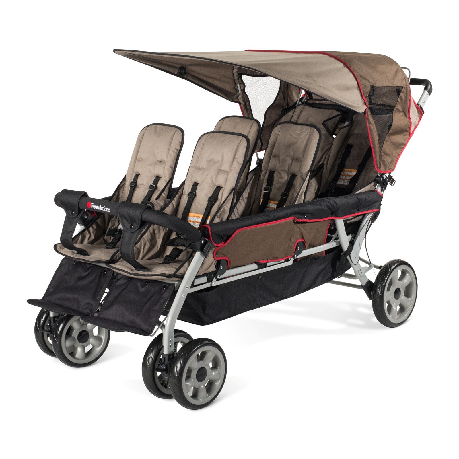 6 seat stroller