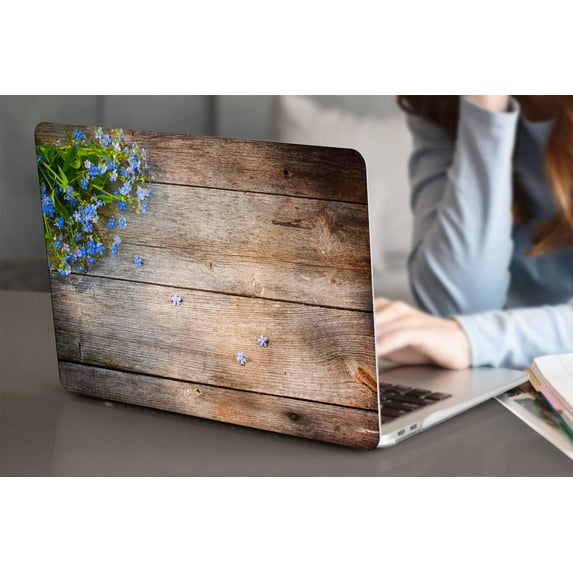 KSK KAISHEK Protective Case Hard Cover Only for Old MacBook Pro 13 inchs with Retina Display No Touch No CD-ROM / USB-C Model: A1425 & A1502 Wood grain 119