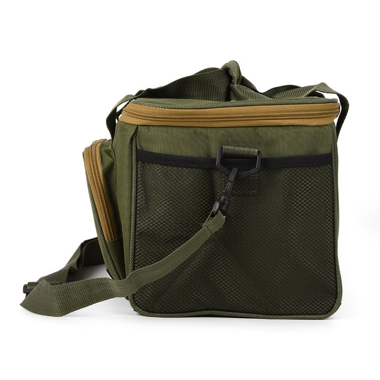 Luya Square Shoulder Bag, Portable Multifunctional Canvas Fishing Shoulder  Bag Pack Fishing Tackle Bag Fishing Lure Reel Bag Pouch Case(36 * 23 * 22cm  / 14.2 * 9.1 * 8.7in) 