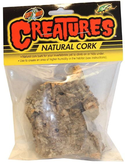 Zoo Med Creatures Natural Cork 1 Count Pack of 4 
