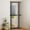 Black, variant on 73.6" Extra Tall Cat Gate, Transparent Design Detachable into 2 Low Gates, 29.5–36" Width, Pressure Mounted, Full Door for Stairs, Kitchen, Studio, White