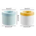 thumbnail image 2 of Molde Cilíndrico de Silicona para Hacer Hielo con Tapa para Cubo de Hielo Portátil 60 Piezas de Hielo en Azul y Amarillo ANGGREK  Otros, 2 of 8