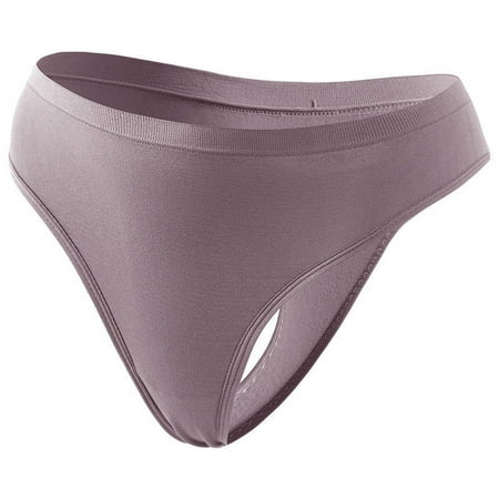 Scyoekwg Women s Underwear Ladies Underpants Hipster Panties Solid Color Stretchy Comfort Low Waisted Underwear Knickers Briefs(Dark Gray M)