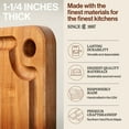 thumbnail image 3 of John Boos Prestige Reversible Wood Cutting Board, 22" x 16" x 1 1/4", Maple, 3 of 9
