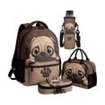 thumbnail image 2 of AHMOMEI 4 Pieces Backpack Set, Casual 17.72" Height Daypack Bundle with Lunch Bag, Pencil Case & Water Bottle Holder, Trips, Gym & Daily Outdoor Activities, 2 of 8