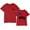Red, variant on Independence Day Toddler Boys T-shirt for Boys, Short Sleeve Cotton Tee with Double-Sided Print, Round Neck, Breathable Fabric, for Ages 3-10, Hand Wash Only