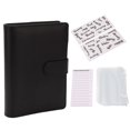 thumbnail image 2 of Budget Binder Loose Leaf Book Folder 8 Pcs 12 Pcs Cash Sheet Notebook Bags Hand Ledger Leather Pu Handbags, 2 of 8