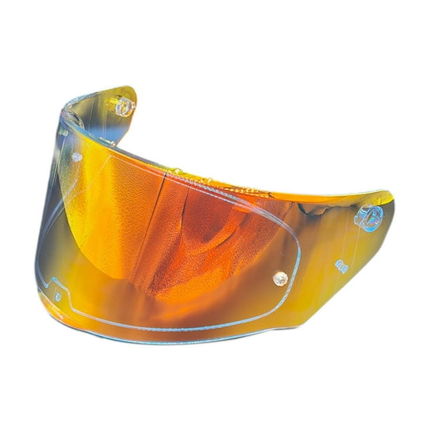 Visera para casco de motocicleta Visera antiarañazos Accesorio para casco de motocicleta Rojo