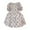 ZAT White, variant on RTKFRFLM Girls Cotton Dress Summer Floral Printed Short Sleeve A-Line Princess Sundress Everyday Vacation Skirt Kids