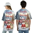 thumbnail image 5 of Santa is Coming Sphynx Merry Christmas Xmas Noel Truck Tree All Over Print 3D Baseball Shirt Cat Lover Kitten Owner Gifts Idea Softball Sport - 02023, 5 of 6