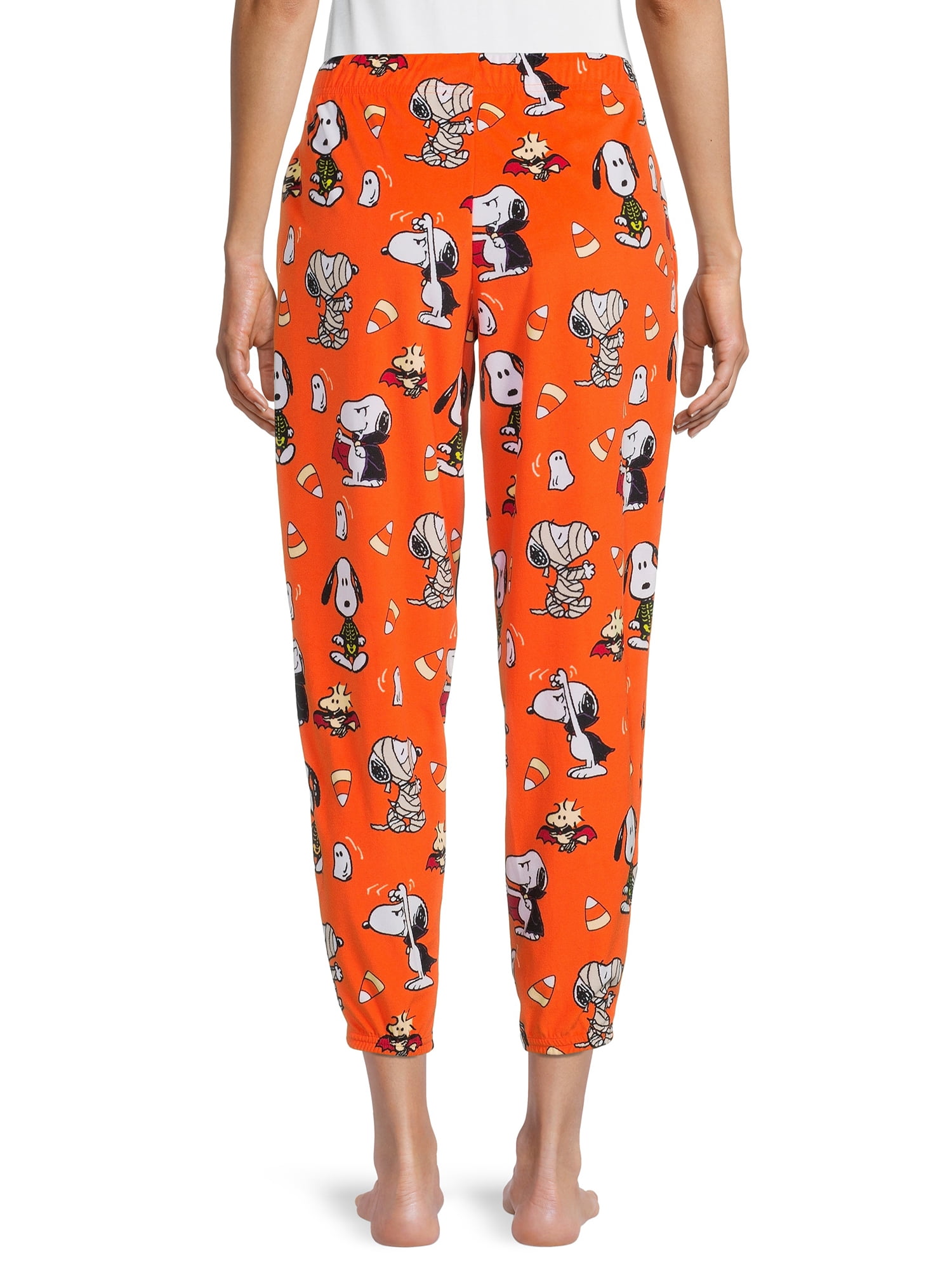 Peanuts Snoopy Women's and Women's Plus Halloween Joggers