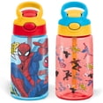 thumbnail image 1 of Termo Botella Agua Infantil Escolar Antiderrames Con Popote Marvel Spider Man, 1 of 8