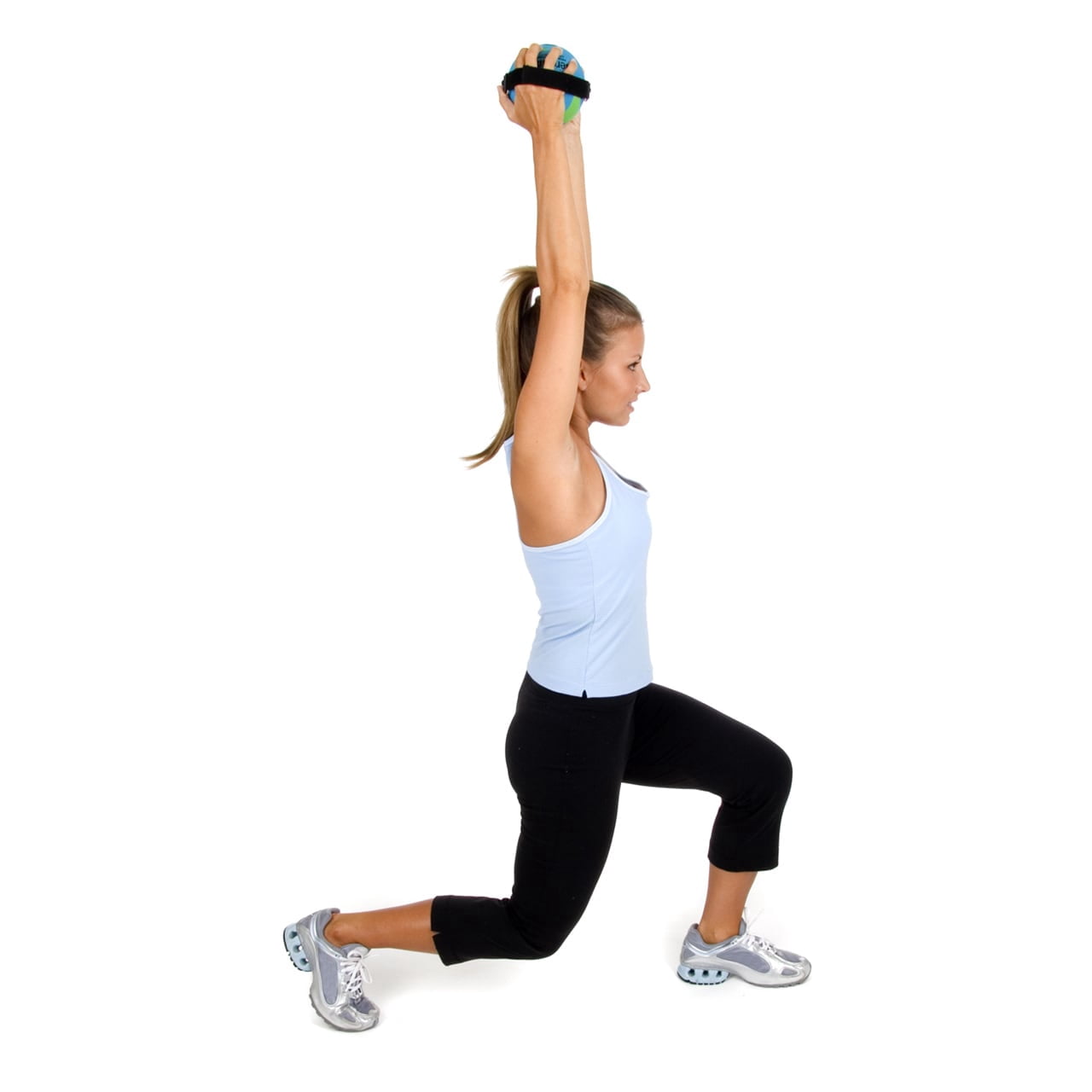 AGM Group 35943 5 in. Power Yoga-Pilates Weight Ball - Teal-Orange
