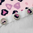 thumbnail image 4 of Castle Fairy Pink Leopard Print Girl Black Out Curtains,Old Fashion Dreamy Princess Curtains Pack of 2 (42x63 Each),Jungle Animal Cheetah Bedroom Curtains,Super Cozy Room Decor, 4 of 6