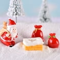 thumbnail image 6 of Dream Lifestyle 1Pc Christmas Santa Snowman Train Mini Figurine DIY Fairy Landscape Decoration, 6 of 8