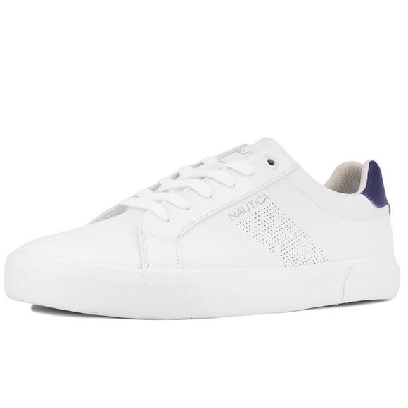 Zapatillas deportivas Shoe Nautica Colpa, casual, con cordones, para hombre, blanco/azul marino