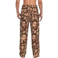 thumbnail image 6 of Aloohaidyvio Mens Cotton Pajama Pants Lightweight Lounge Sleep Bottoms with Pockets Drawstring, 6 of 6